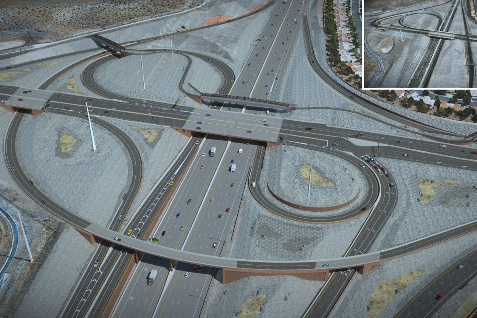 Abre el nuevo puente de Peace Way sobre el Beltway en Las Vegas
