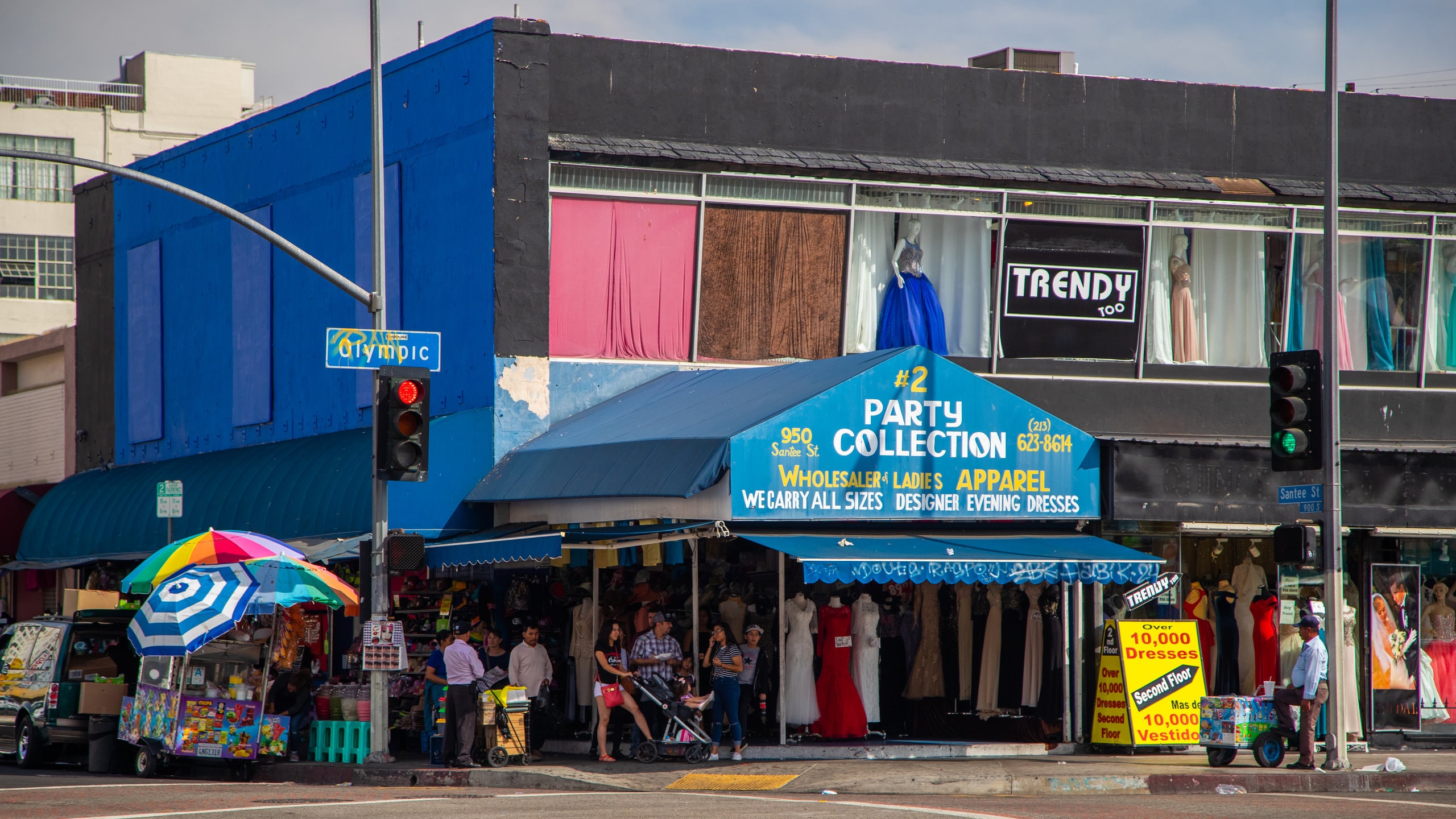 Sorpresa y alarma por operativo federal en el Distrito de la Moda de Los Ángeles