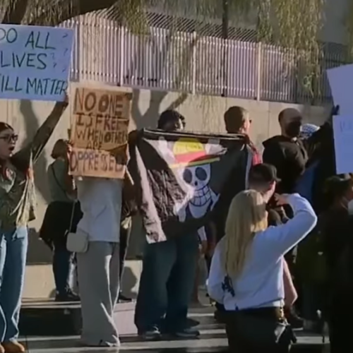 Protesta contra ICE en Las Vegas tras muertes de residentes en Minneapolis
