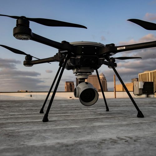 A Customs and Border Protection drone is ready for launch in this undated photo. While U.S. military and border officials use drones for border surveillance, they say cartels may be sending many as 1,000 drones a month across the border to probe for weaknesses and sometimes deliver illicit goods. (Photo courtesy Customs and Border Protection)