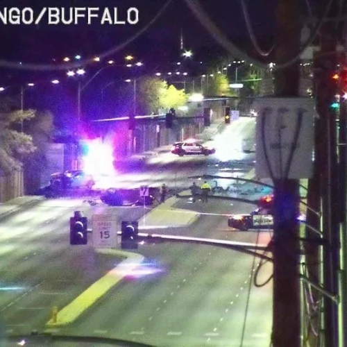 Un muerto y un herido crítico tras choque a alta velocidad en Las Vegas